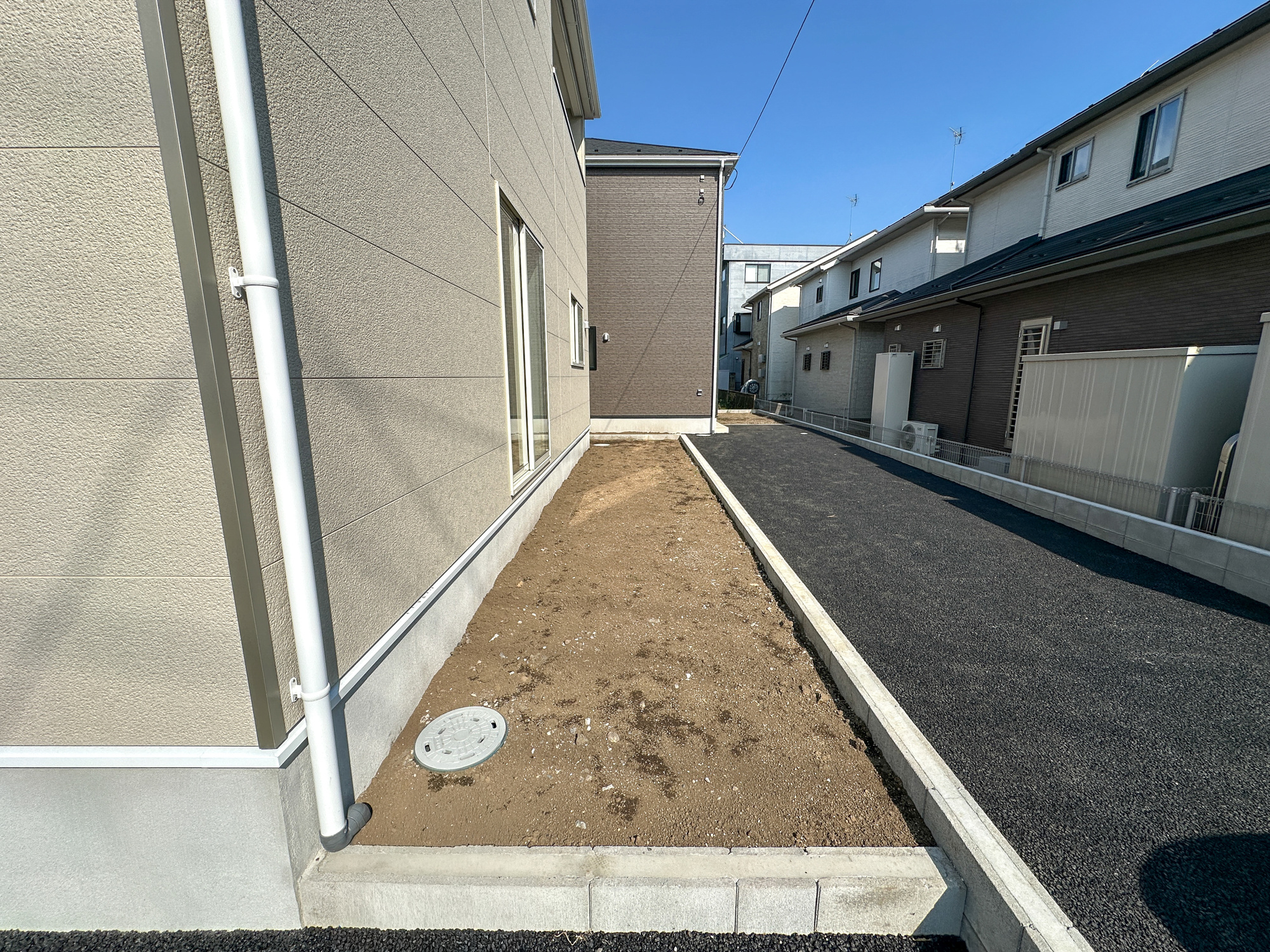 宇都宮市東峰町の新築一戸建の庭|お庭での家庭菜園・ガーデニングを通じて、お子様と一緒に育てていくと、思い出も増えていきそうですね♪