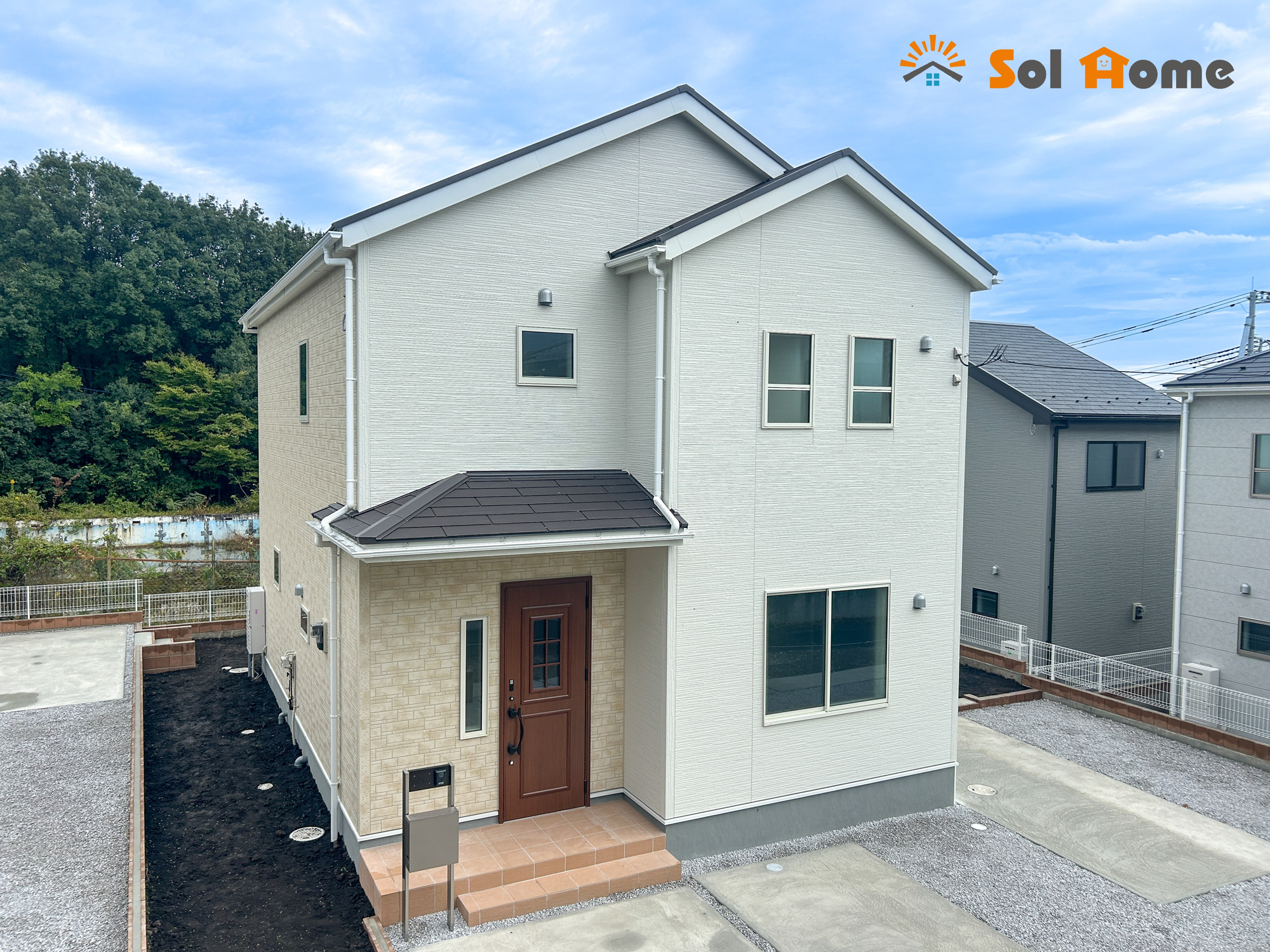 第17渋川金井　新築住宅全5棟の外観|◆本日のご案内も大歓迎です♪◆ 図面や写真では分からない部分を不動産のプロが丁寧にご説明いたします！！ソルホームはいつでもお問い合わせをお待ちしております♪