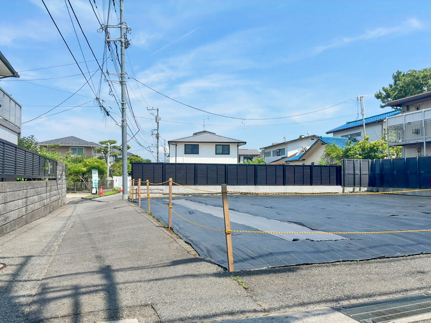 宅地分譲［鎌倉市由比ガ浜１丁目Ⅱ］の前面道路含む現地写真|現地（2026年6月撮影）