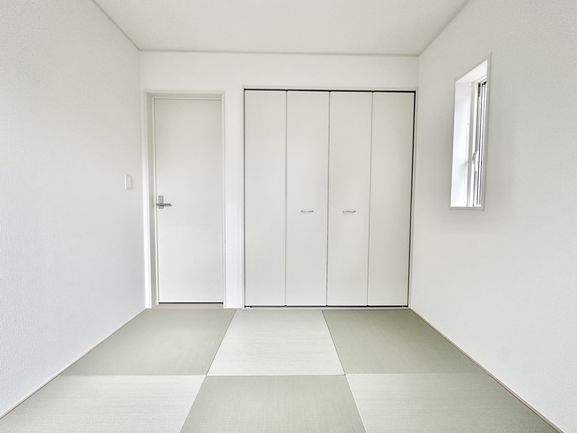 日光市平ケ崎の新築一戸建の和室|洋室畳敷き、畳があることにより客間や落ち着いた空間になります。