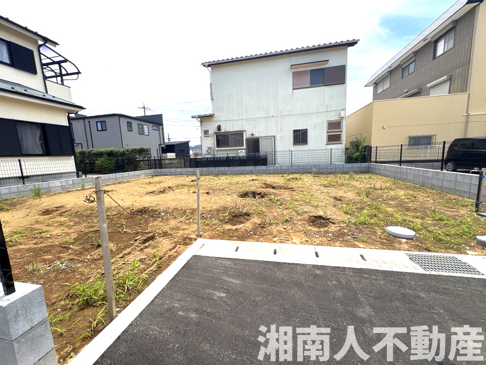 平塚市纒４丁目　新築戸建て　の外観|現在建築中です