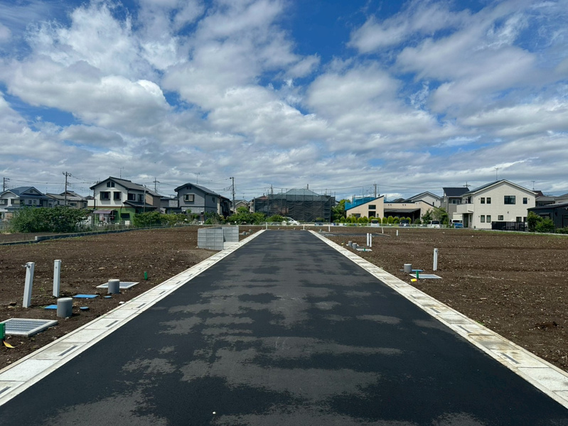 北本市本町４丁目　８区画　8号地　物件前道路写真