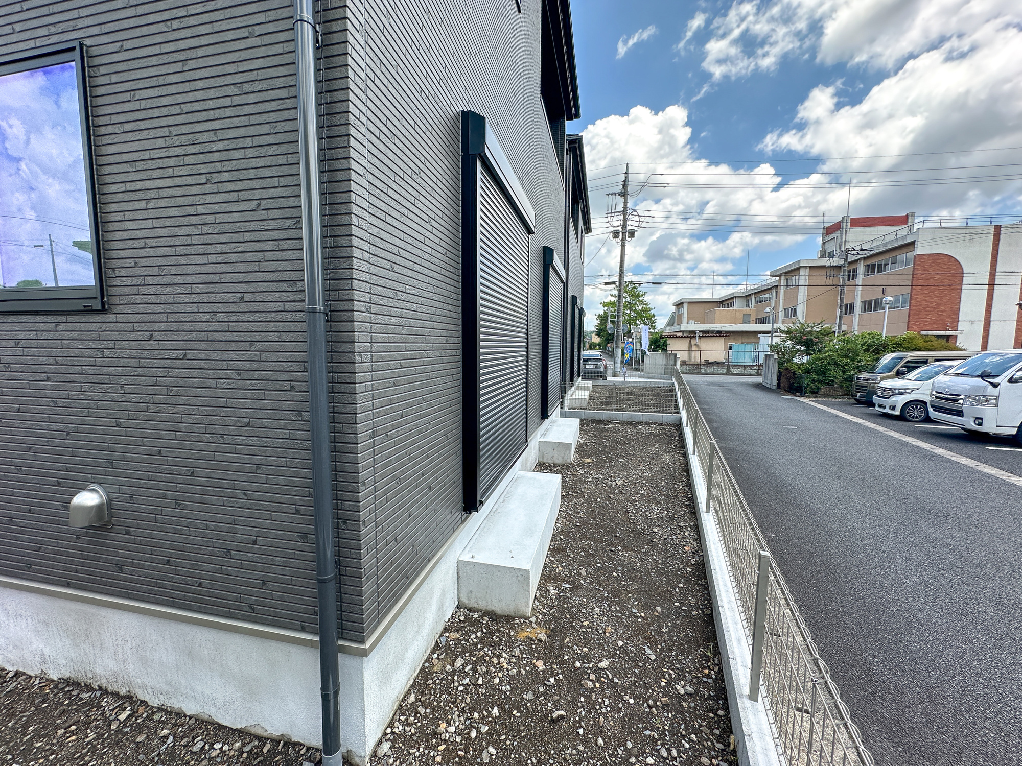 宇都宮市戸祭２丁目の新築一戸建の庭|お庭での家庭菜園・ガーデニングを通じて、お子様と一緒に育てていくと、思い出も増えていきそうですね♪