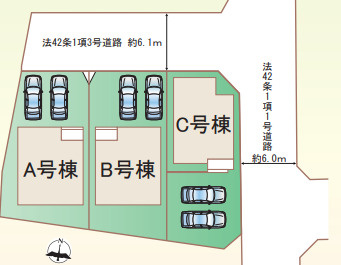 宇都宮市戸祭２丁目の新築一戸建の区画図|「初めまして！」が集まる分譲地。たくさんの子供たちが年齢を問わずに、仲良く一緒に成長できるのは分譲地の特徴ですね。