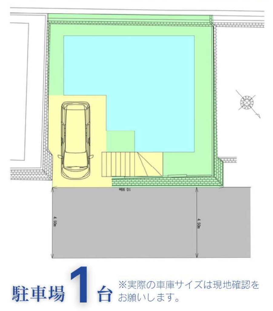 横浜市戸塚区上柏尾町 新築戸建て【仲介手数料無料】の区画図