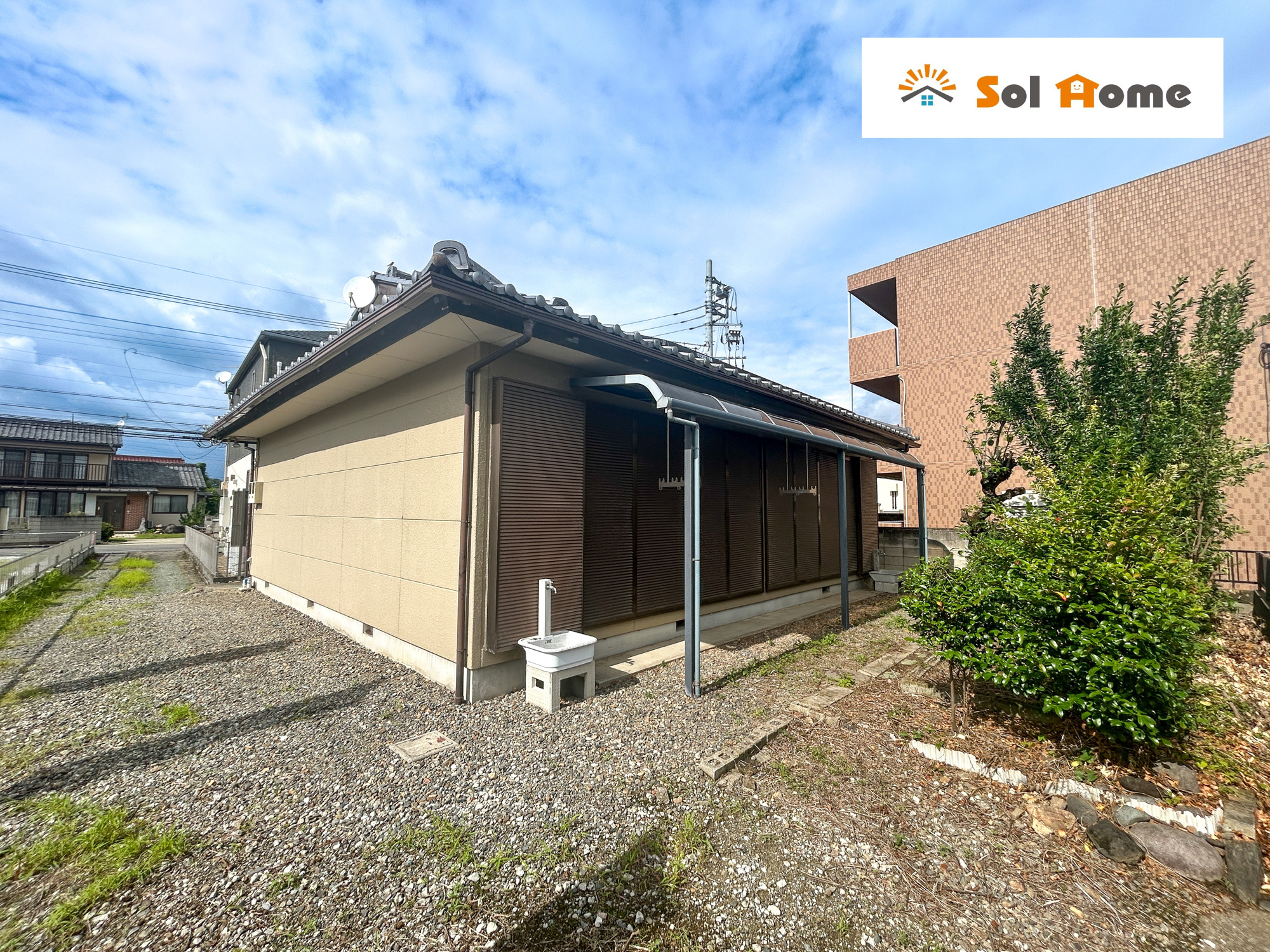 伊勢崎市堀口町1期　中古物件の外観|◆本日のご案内も大歓迎です♪◆ 図面や写真では分からない部分を不動産のプロが丁寧にご説明いたします！！ 年中無休のソルホームはいつでもお問い合わせをお待ちしております♪