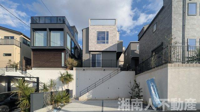 藤沢市片瀬山１丁目６－２７新築戸建ての外観|きれいな外観です