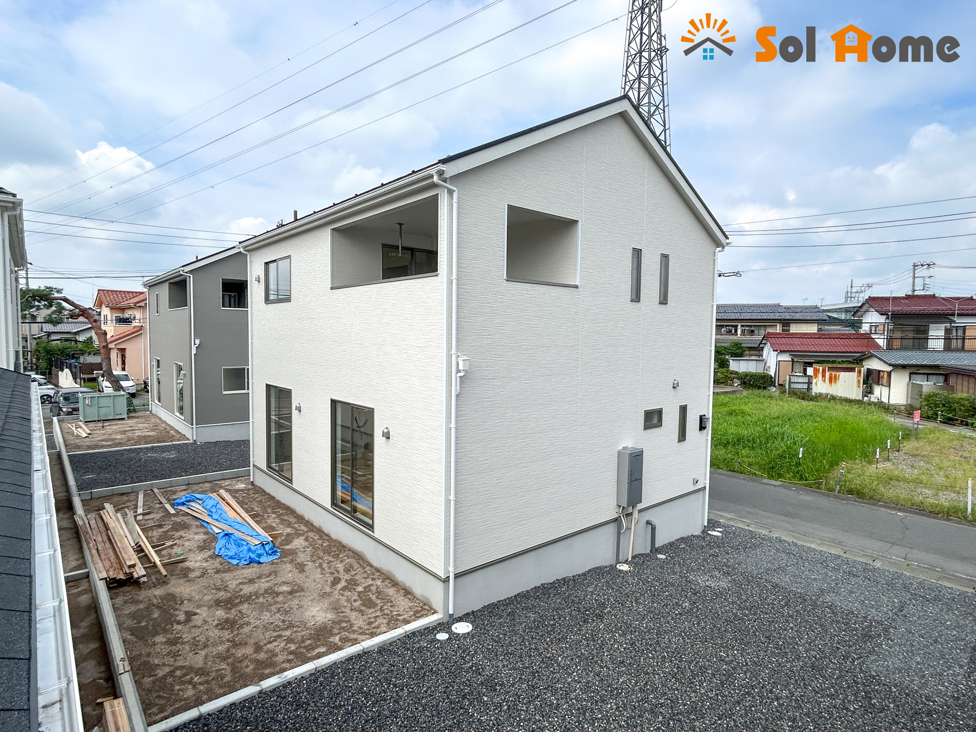 前橋市稲荷新田町第3　新築住宅全4棟の外観|◆本日のご案内も大歓迎です♪◆ 図面や写真では分からない部分を不動産のプロが丁寧にご説明いたします！！ 年中無休のソルホームはいつでもお問い合わせをお待ちしております♪