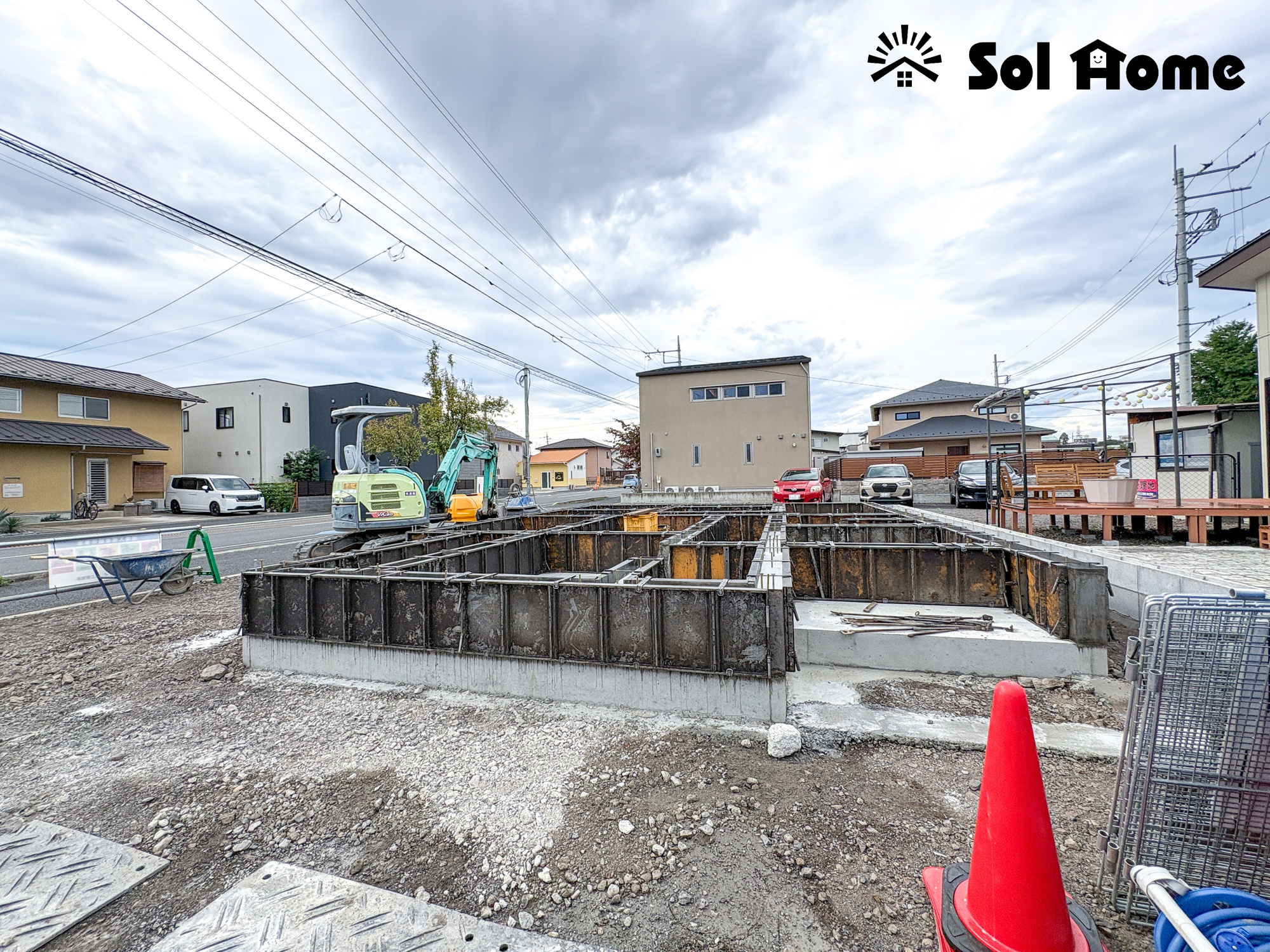 前橋市朝日町1丁目　新築住宅全1棟の外観|◆本日のご案内も大歓迎です♪◆ 図面や写真では分からない部分を不動産のプロが丁寧にご説明いたします！！ソルホームはいつでもお問い合わせをお待ちしております♪