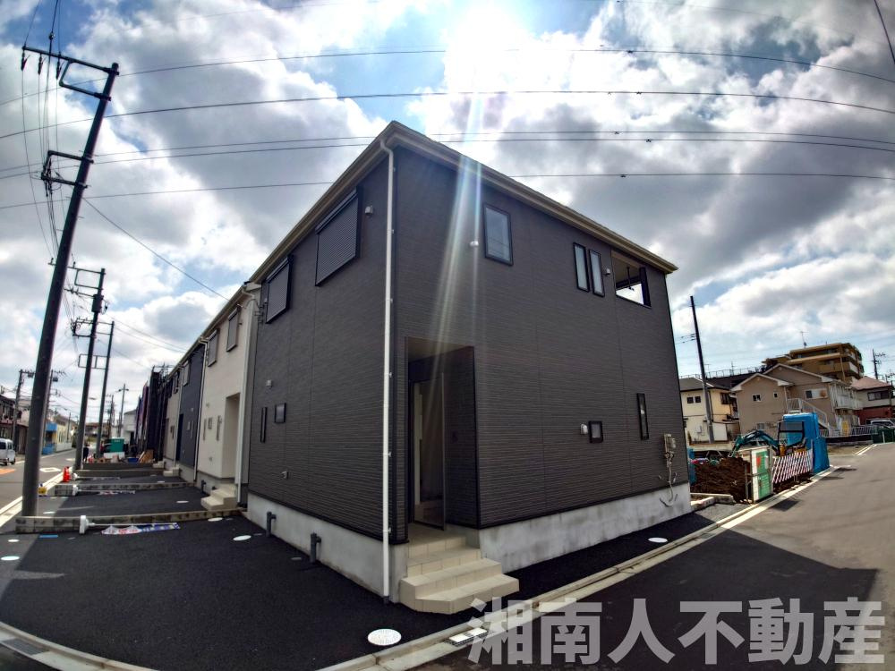 平塚市御殿第18　新築一戸建て　の前面道路含む現地写真|前面道路含む現地写真です