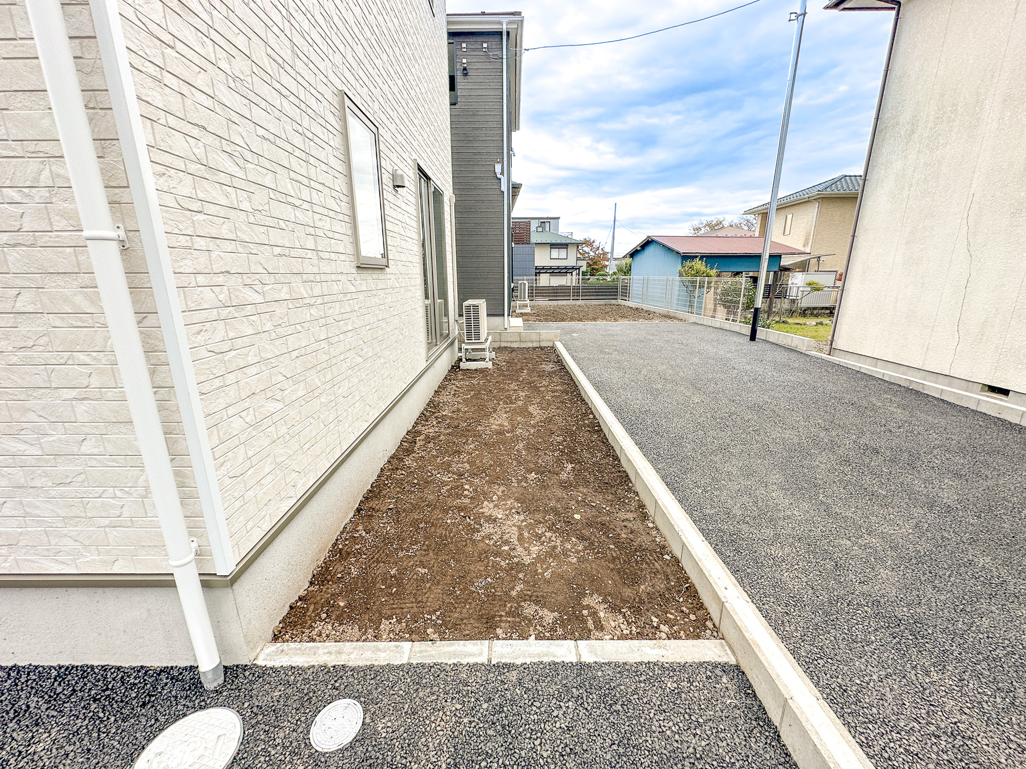 日光市平ケ崎の新築一戸建の庭|お庭での家庭菜園・ガーデニングを通じて、お子様と一緒に育てていくと、思い出も増えていきそうですね♪