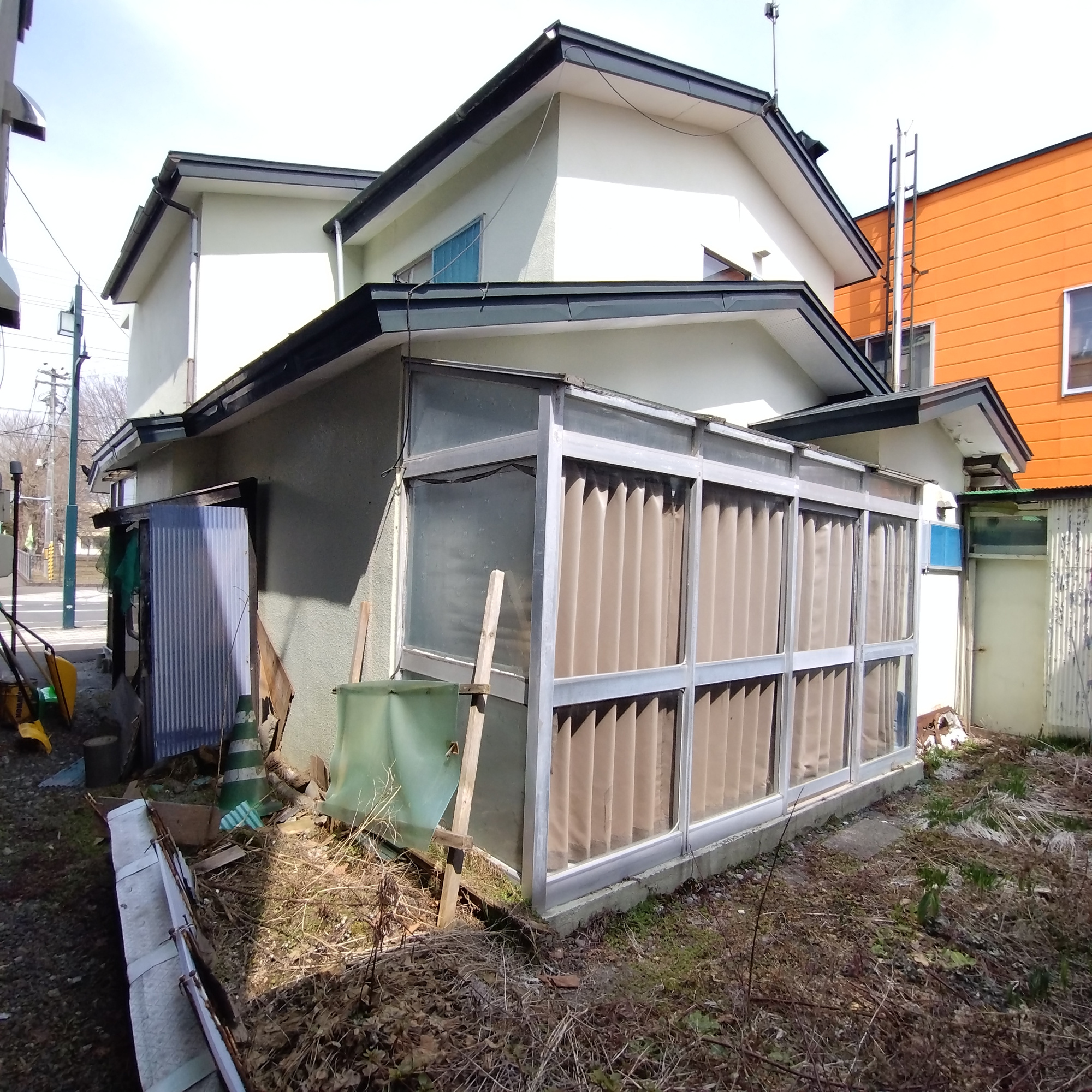 登別市中央町1丁目11-10　中古住宅の庭