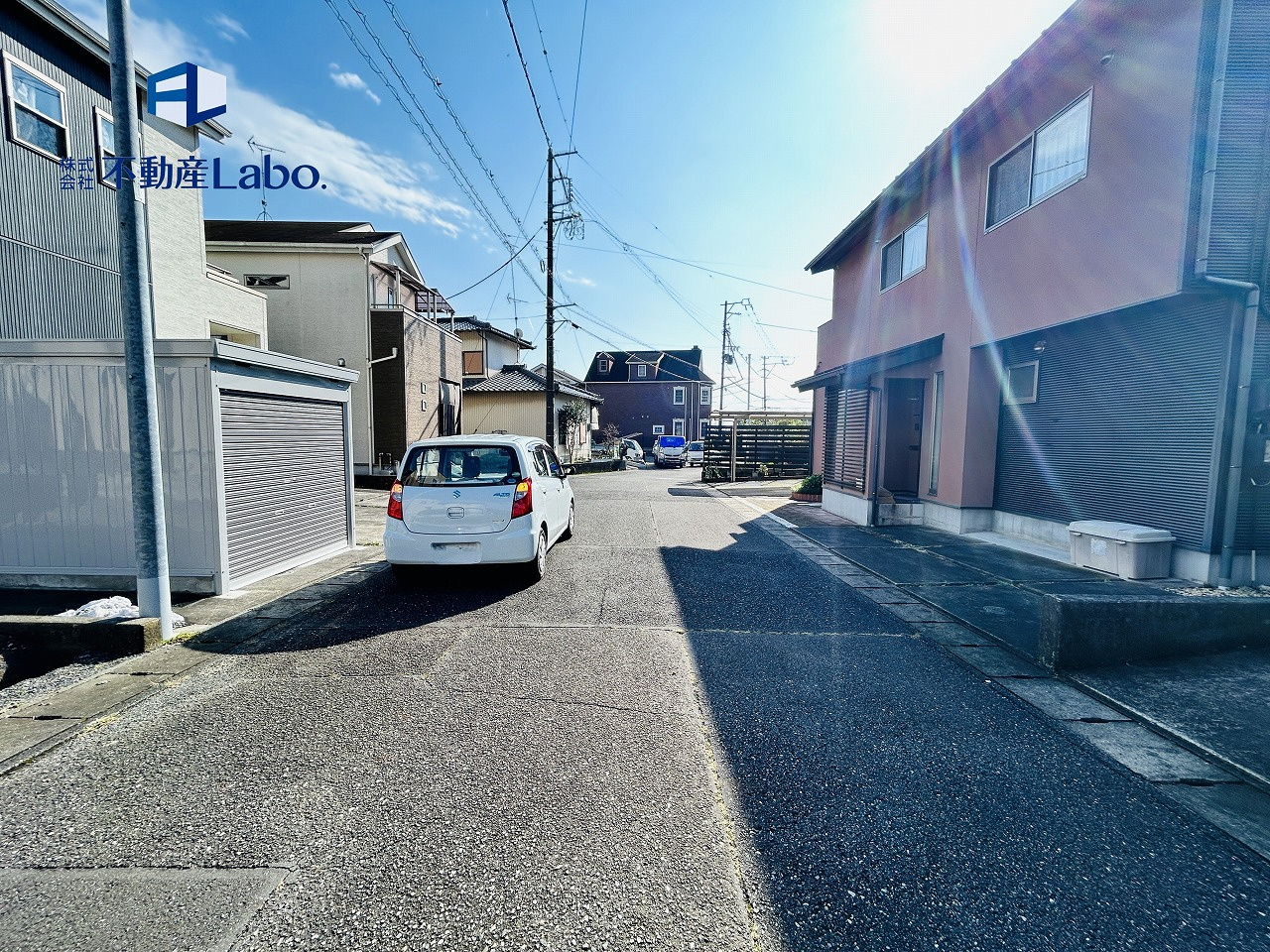 静岡市葵区瀬名七丁目16期　全1棟の前面道路含む現地写真|収納豊富なWIC＆全居室収納付き！お部屋をいつでもすっきり美しくキープ♪