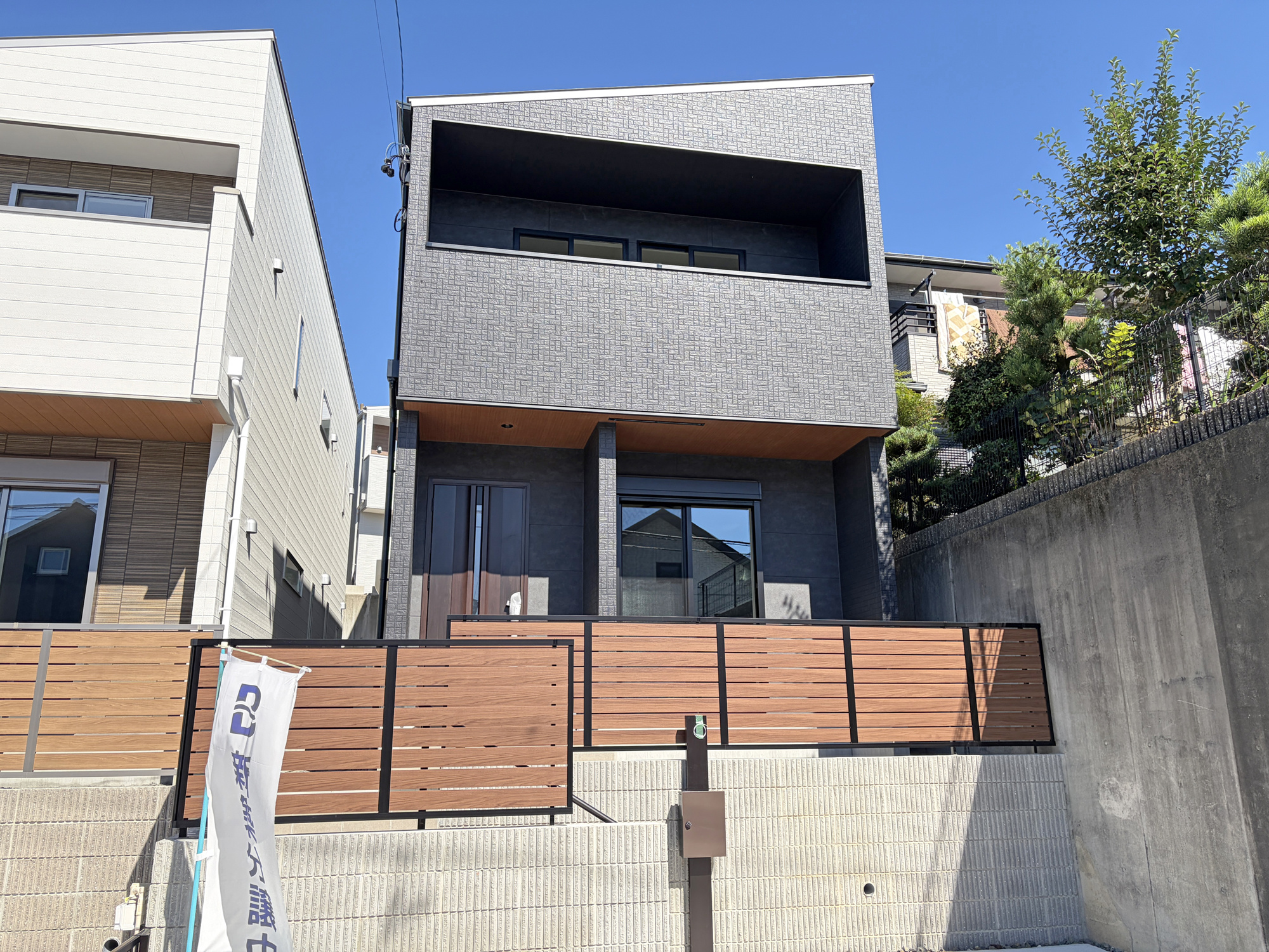 【長久手市仲田 E号棟】LDK20帖超×長期優良住宅の外観|堂々完成！いつでも内覧可能です！
