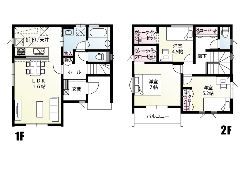 2号棟　間取り図