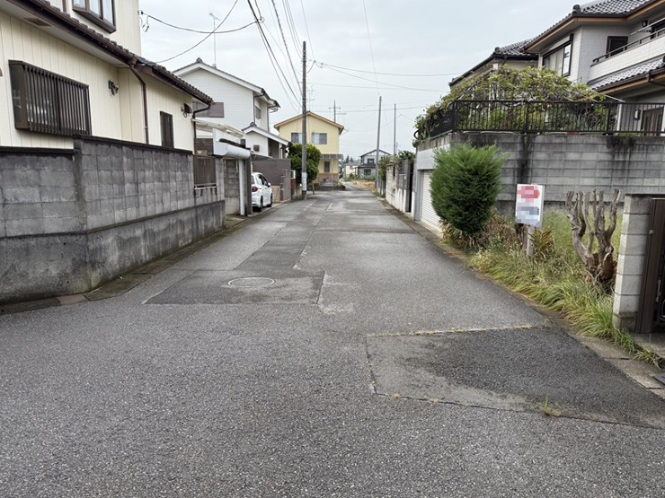 古河市長谷町◆前面道路