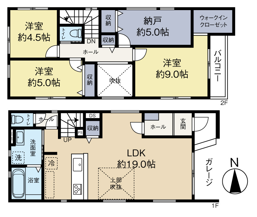KEIAI GRACE　若林区大和町1期の間取り