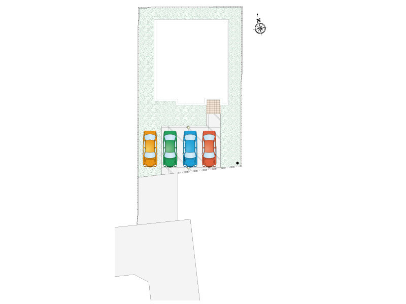 《4号棟　建物面積92.76㎡(28.05坪)》