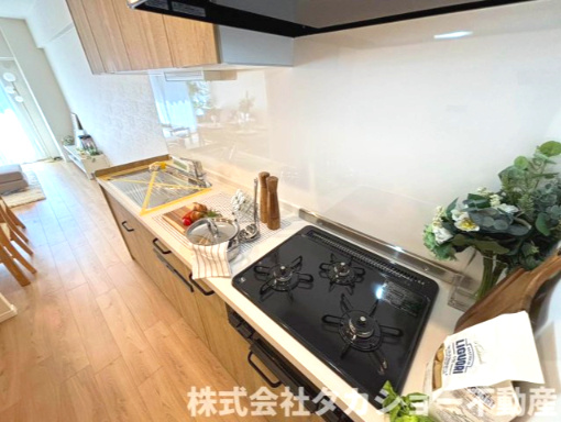稲毛スカイタウン・ふれあいの街壱番館のキッチン|使いやすいキッチンです