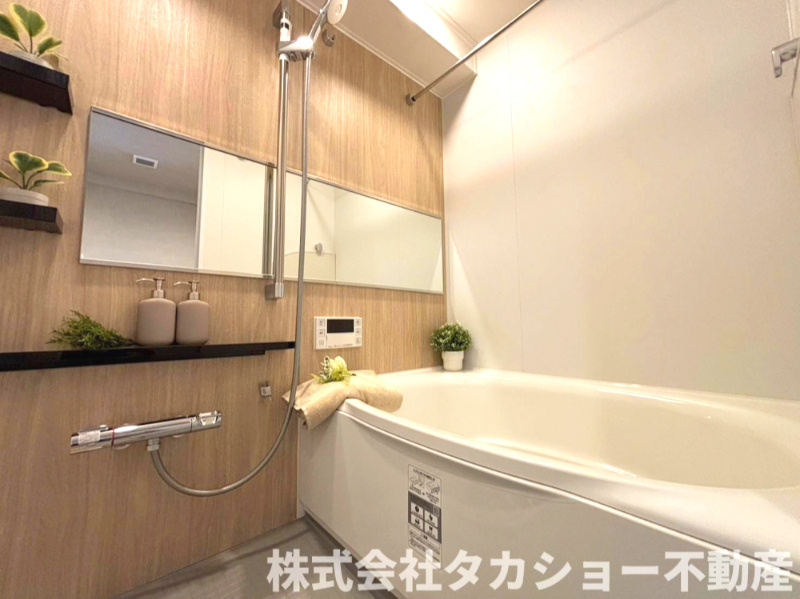 稲毛スカイタウン・ふれあいの街壱番館の浴室|コンパクトで使いやすいお風呂です