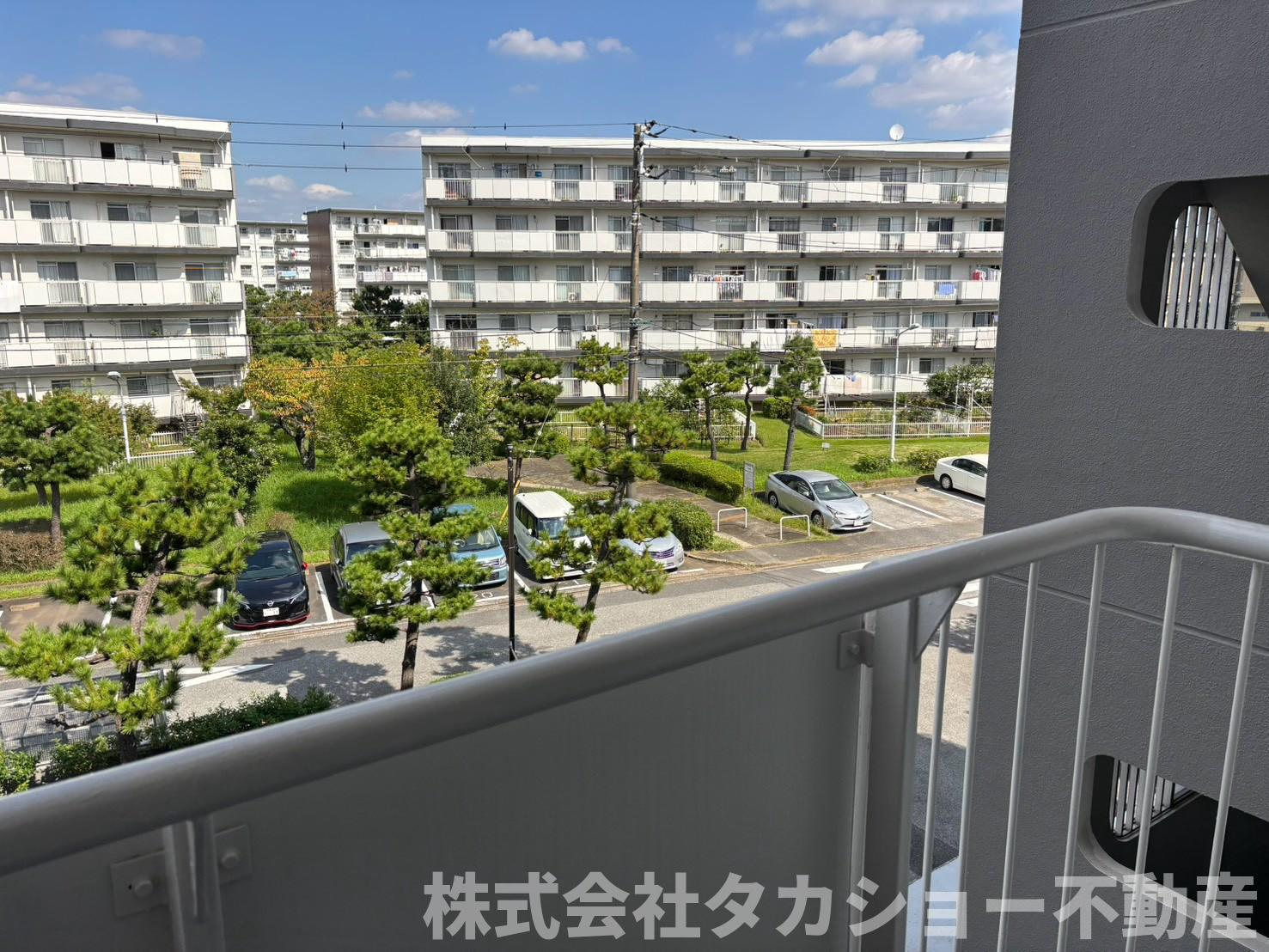 稲毛高浜南団地　31号棟の展望