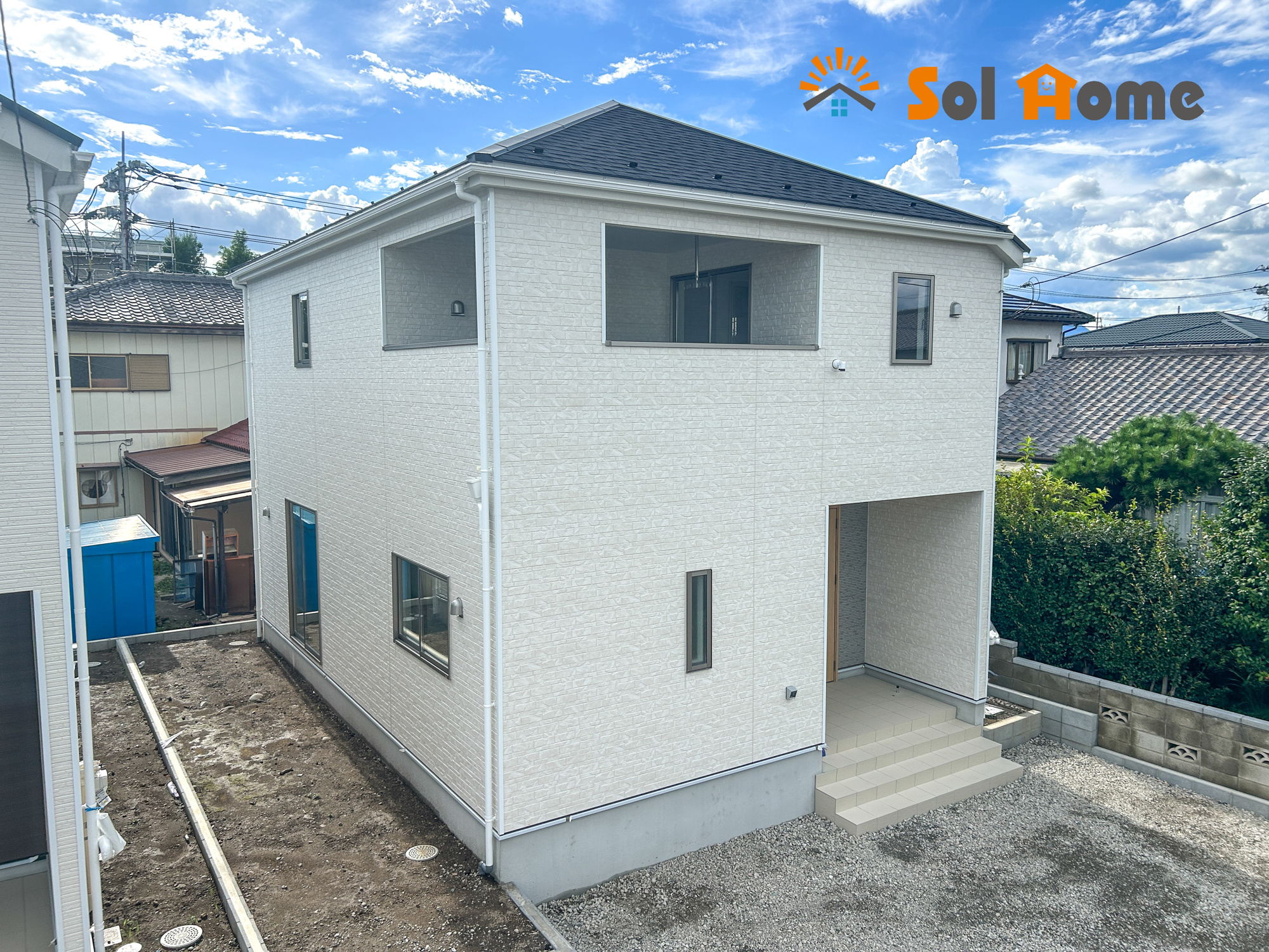 前橋市大利根町第2　新築住宅全2棟の外観|◆本日のご案内も大歓迎です♪◆ 図面や写真では分からない部分を不動産のプロが丁寧にご説明いたします！！ソルホームはいつでもお問い合わせをお待ちしております♪