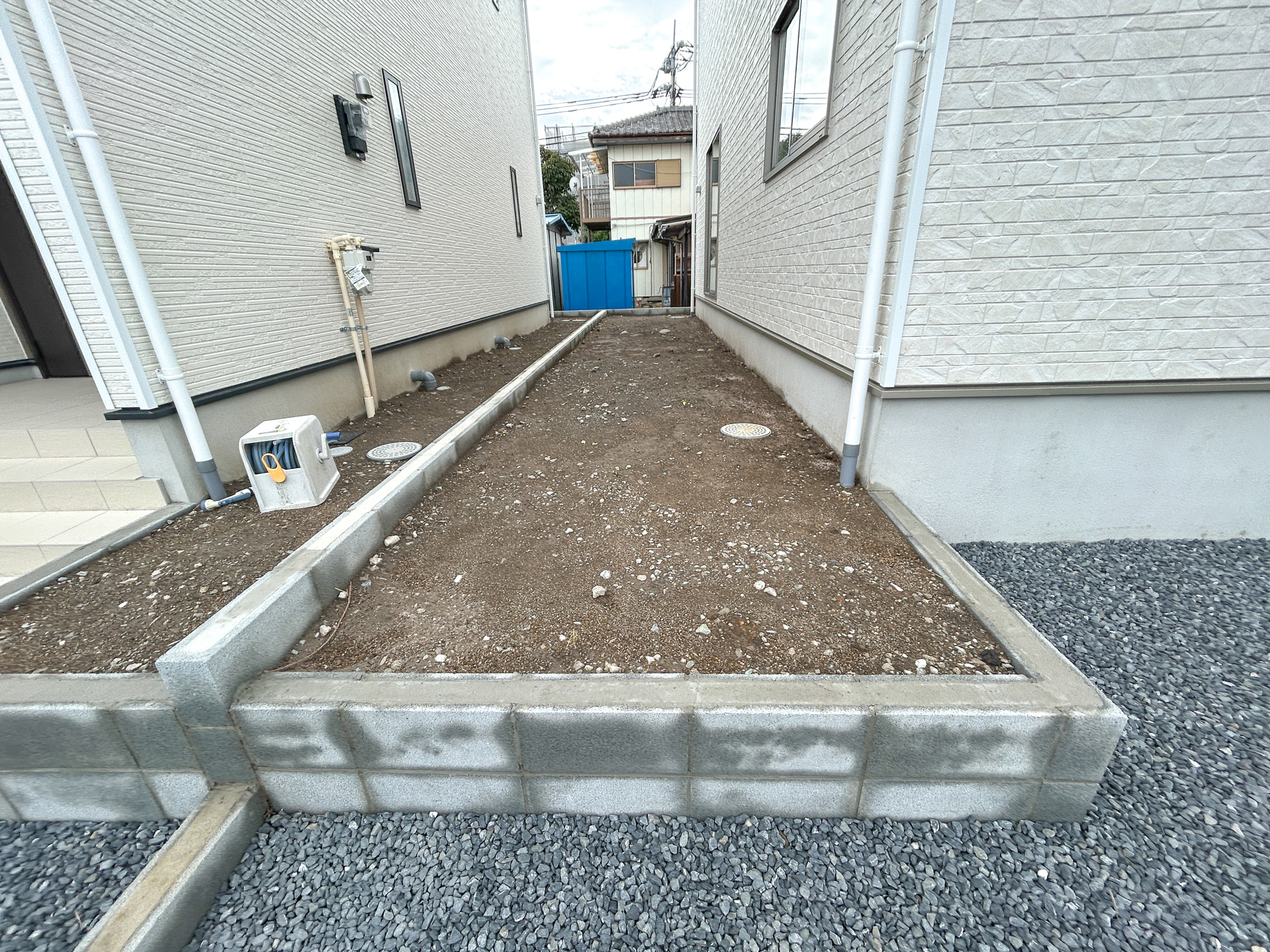 前橋市大利根町第2　新築住宅全2棟の庭|お庭での家庭菜園・ガーデニングを通じて、お子様と一緒に育てていくと、思い出も増えていきそうですね♪