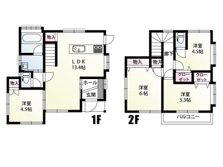 石原　間取図