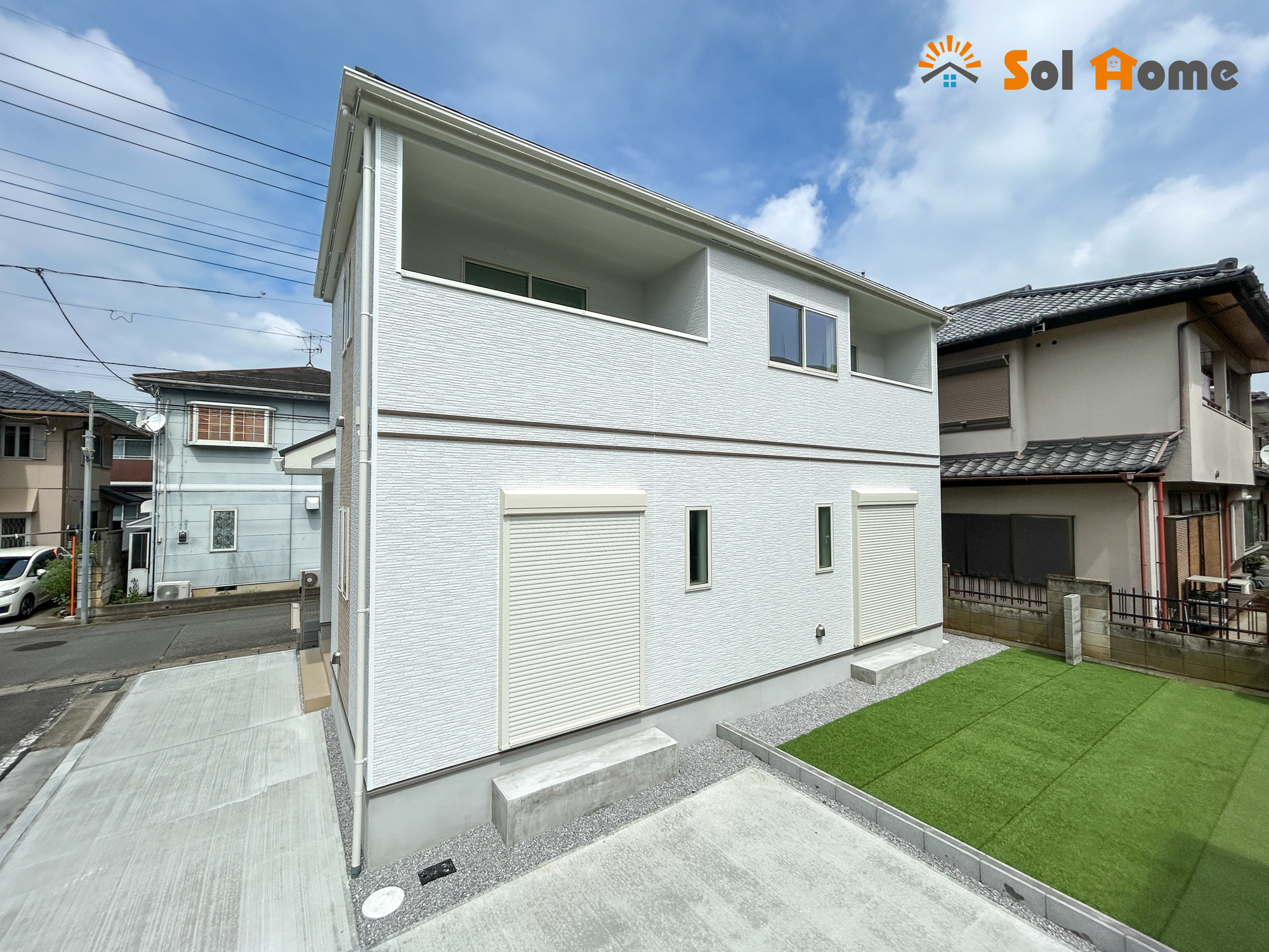 前橋市六供町1丁目　新築住宅全1棟の外観|◆本日のご案内も大歓迎です♪◆ 図面や写真では分からない部分を不動産のプロが丁寧にご説明いたします！！ 年中無休のソルホームはいつでもお問い合わせをお待ちしております♪