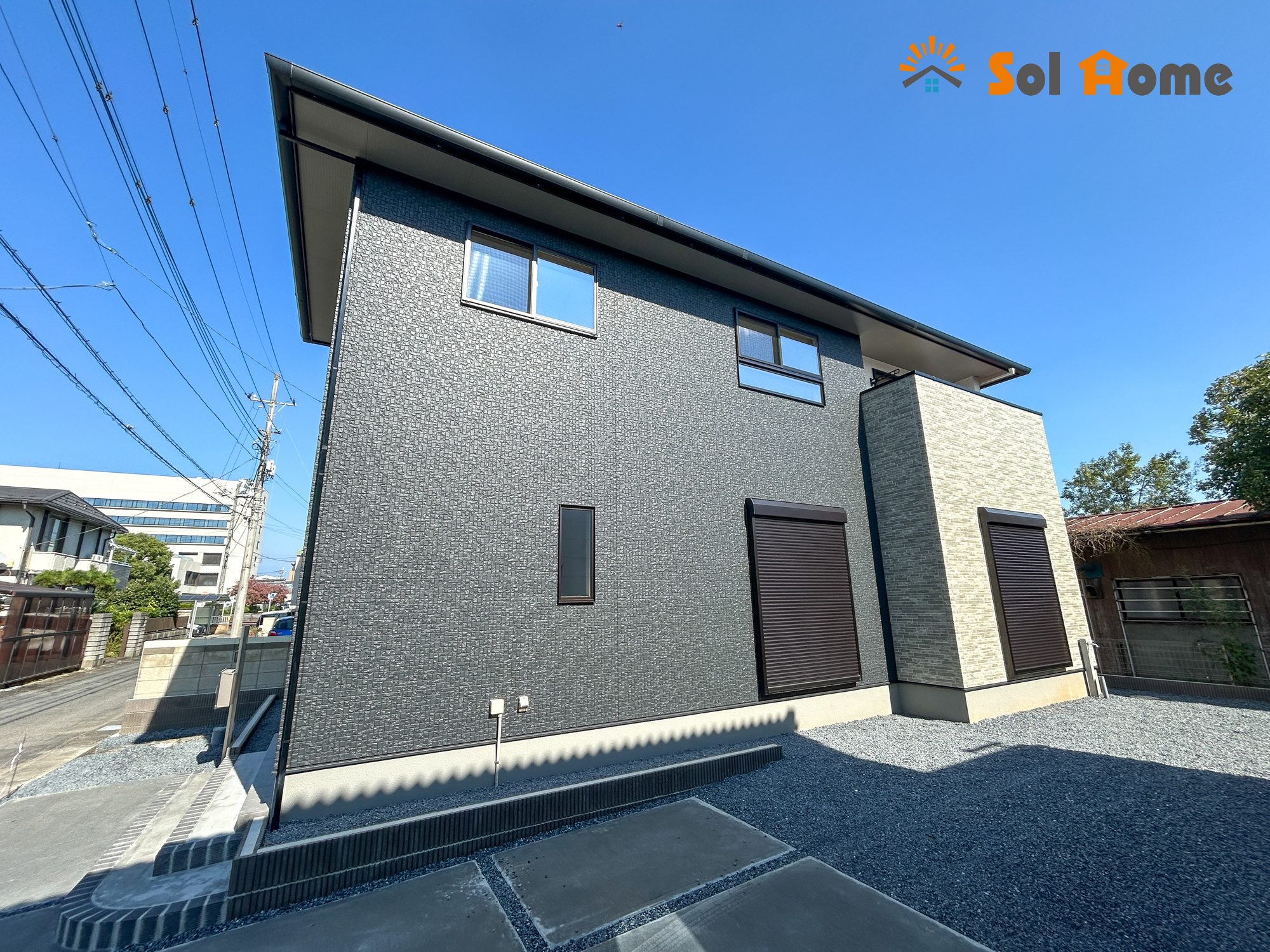 前橋市元総社町第3期　新築住宅全1棟の外観|◆本日のご案内も大歓迎です♪◆ 図面や写真では分からない部分を不動産のプロが丁寧にご説明いたします！！ 年中無休のソルホームはいつでもお問い合わせをお待ちしております♪