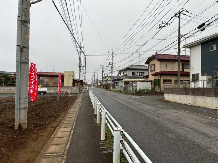 【前面道路含む現地写真】小山市乙女1号地(全3区画)■ファイブイズホーム■