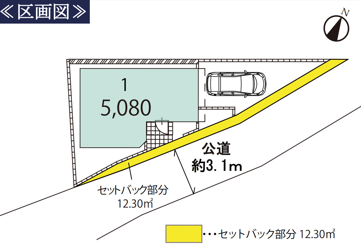 横浜市南区別所3丁目 新築戸建て【仲介手数料無料】の区画図