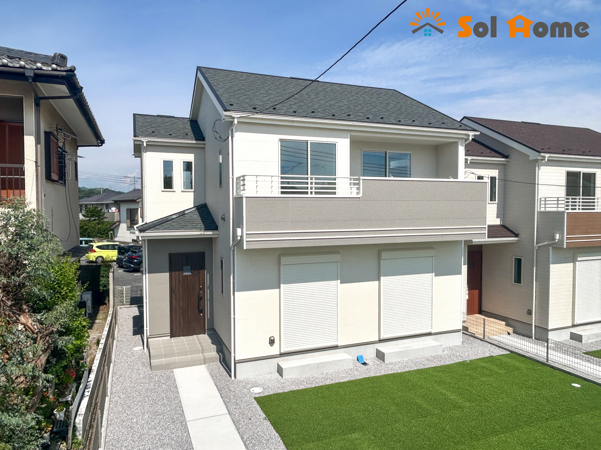 高崎市片岡町2丁目　新築住宅全4棟の外観|◆本日のご案内も大歓迎です♪◆ 図面や写真では分からない部分を不動産のプロが丁寧にご説明いたします！！ソルホームはいつでもお問い合わせをお待ちしております♪