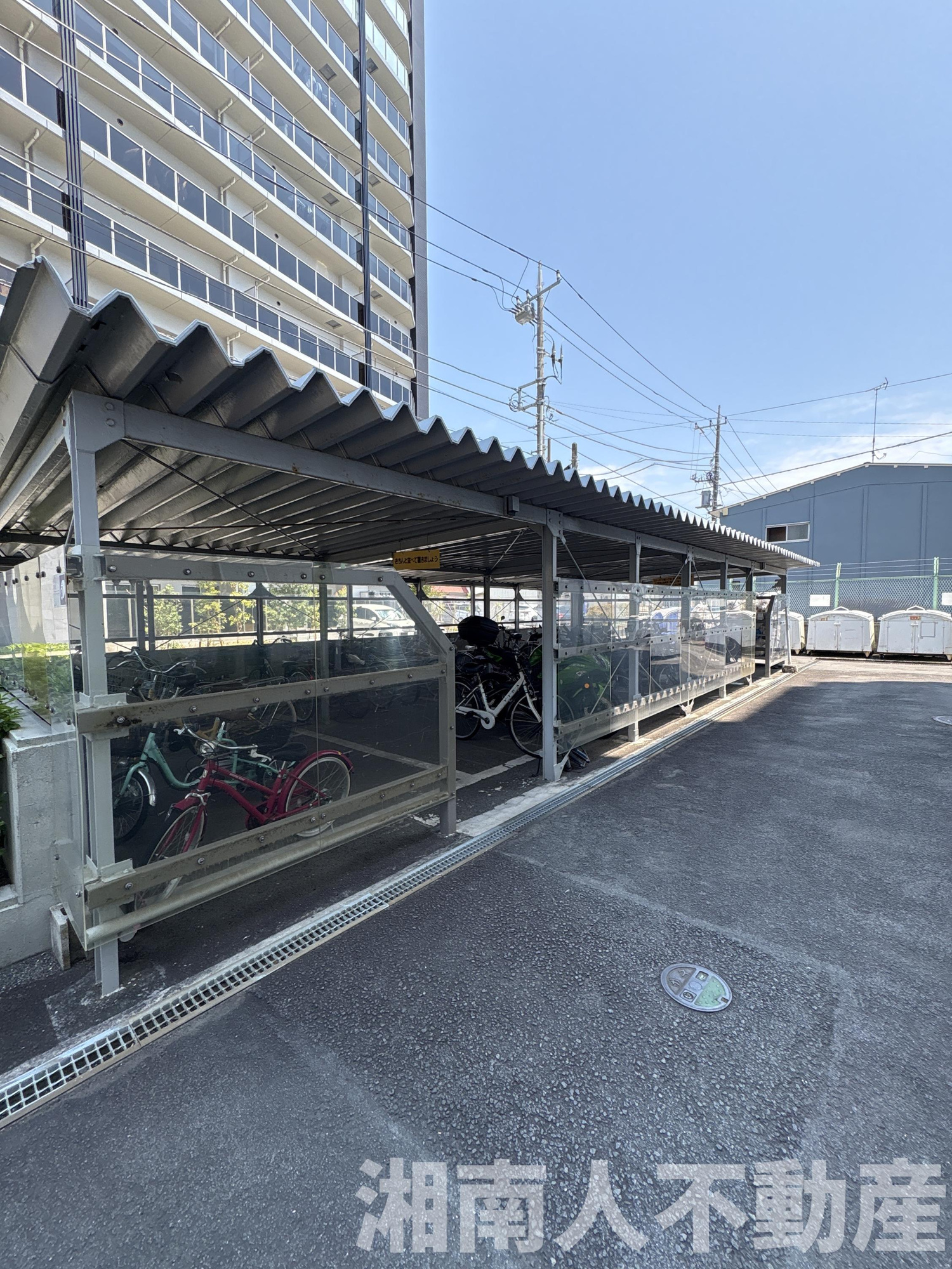 小田原セントラルハイツの駐輪場
