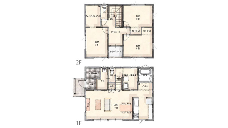 熊谷市久下S区画　間取図