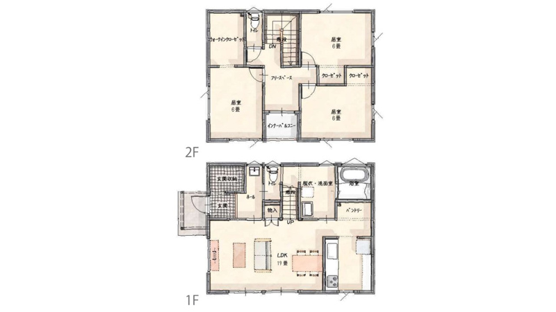 熊谷市久下S区画　間取図