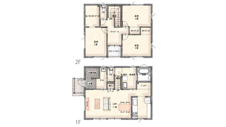 熊谷市久下S区画　間取図