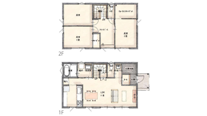 熊谷市久下R区画　間取図
