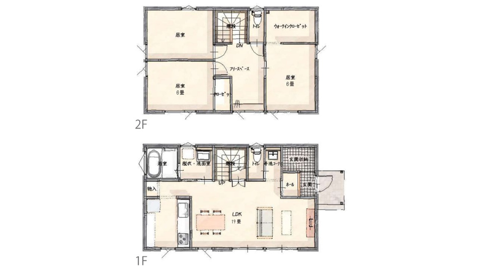 熊谷市久下R区画　間取図