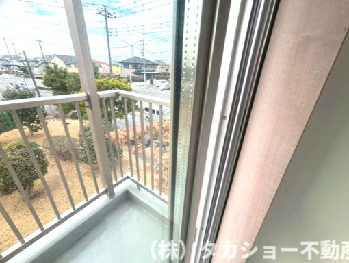 西小中台団地　24号棟のその他共用部分|サッシはペアガラスです。