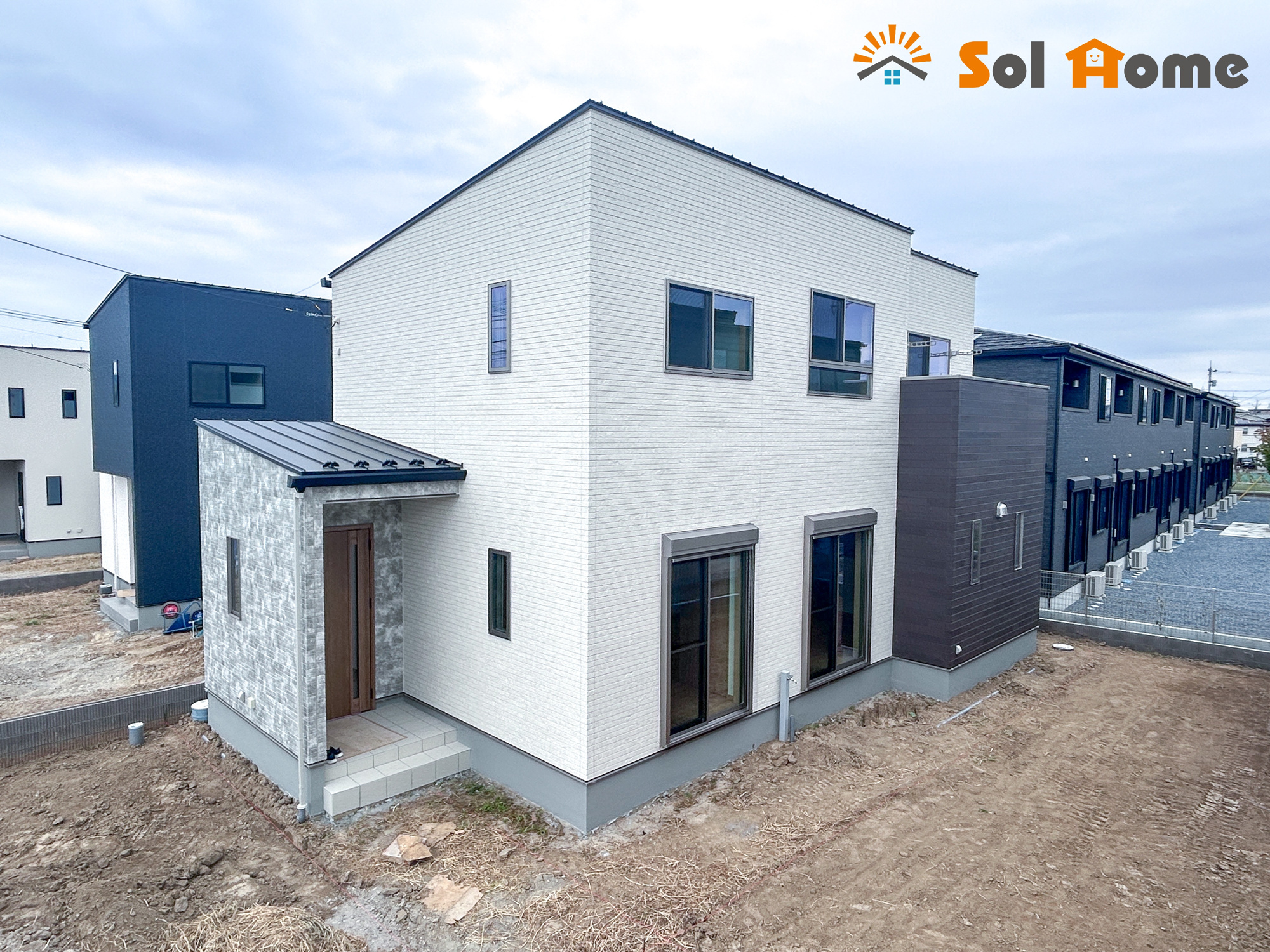 高崎市吉井町吉井第1期　新築住宅全4棟の外観|◆本日のご案内も大歓迎です♪◆ 図面や写真では分からない部分を不動産のプロが丁寧にご説明いたします！！ 年中無休のソルホームはいつでもお問い合わせをお待ちしております♪