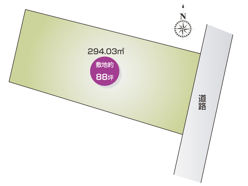 古河市茶屋新田◆区画図