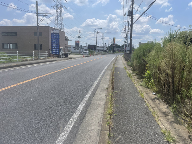 古河市茶屋新田◆前面道路