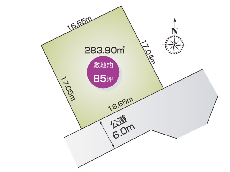 結城市結城◆区画図