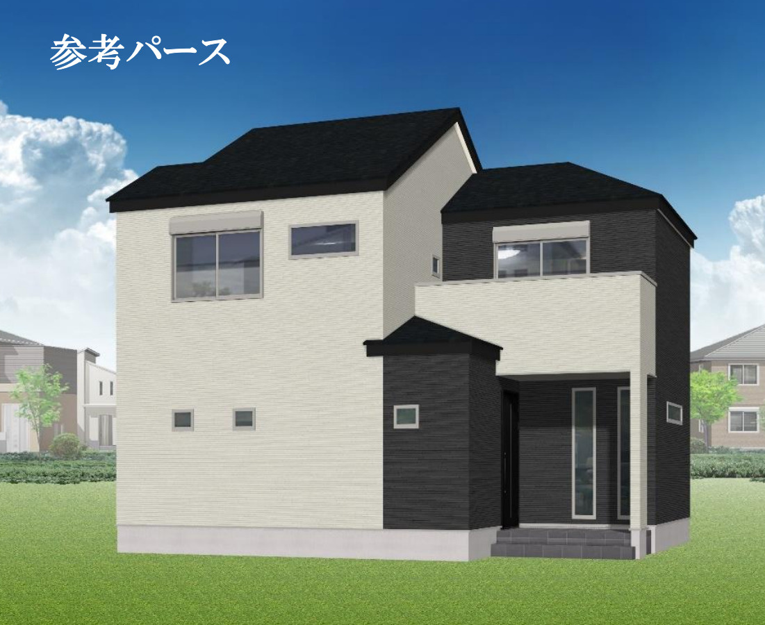 横浜市瀬谷区南瀬谷1丁目  新築戸建て【仲介手数料無料】の外観パース