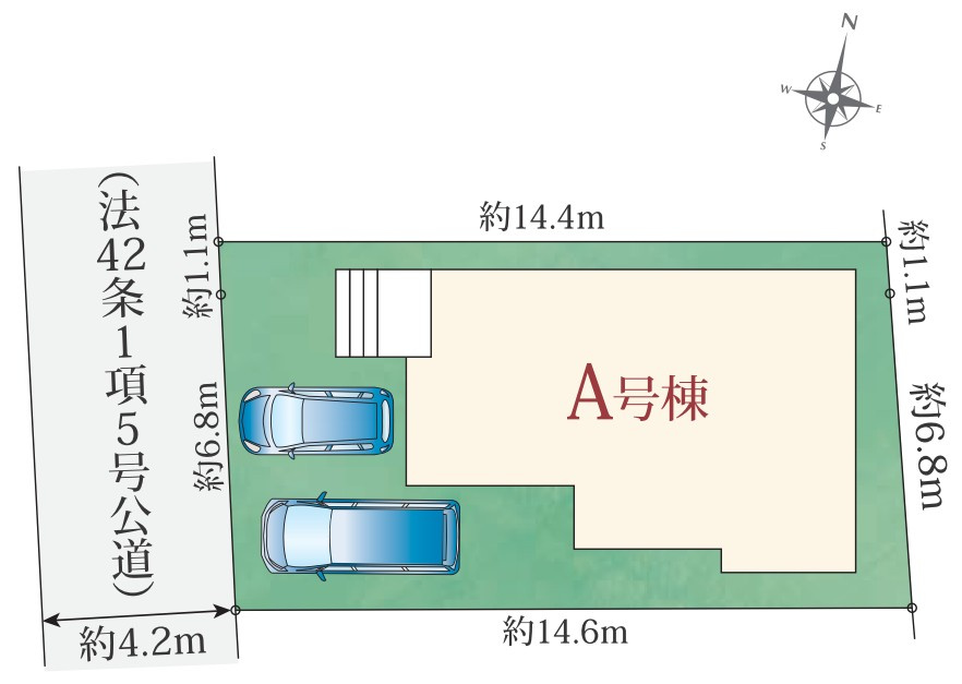 ハートフルタウン　富士宮市舞々木町423番の区画図|1棟現場♪
お早目にご検討ください！