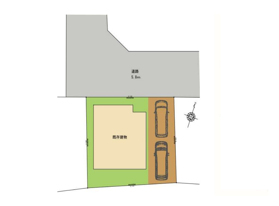 前橋市青柳町2期　中古住宅の区画図|◇土地44.46坪◇