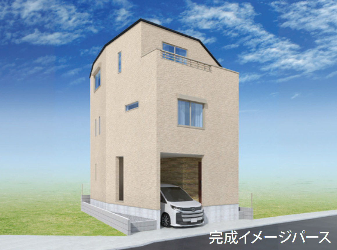 横浜市泉区和泉町 新築戸建て【仲介手数料無料】の外観パース