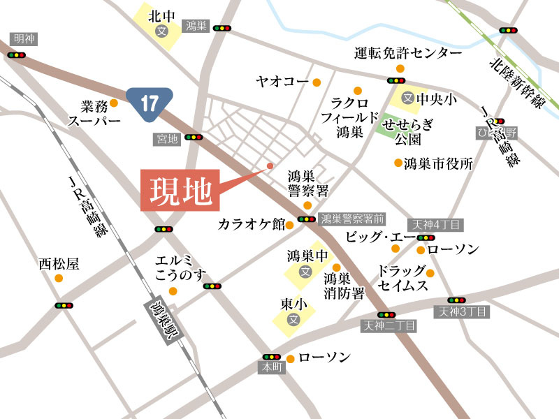 【現地案内図】