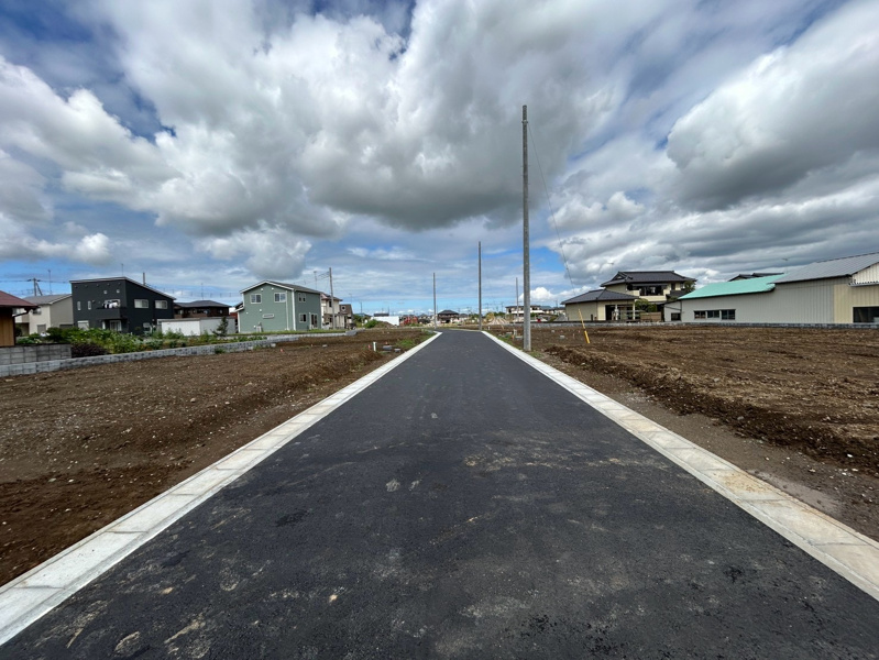 分譲地内開発道路現地写真（2026/09/05撮影）